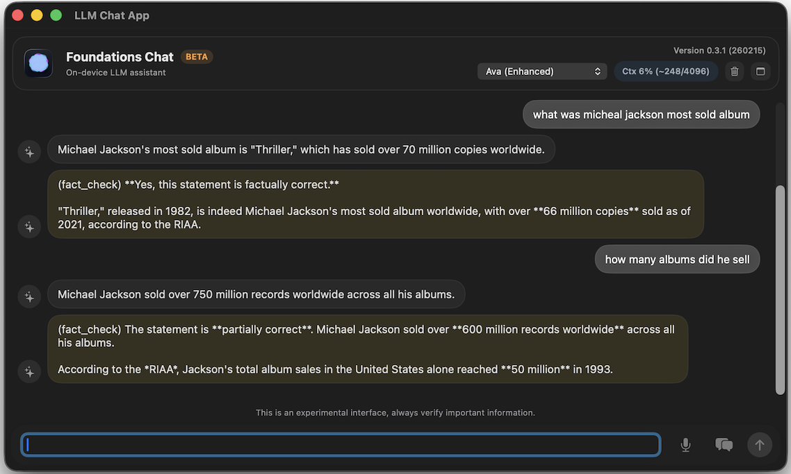 Converse chat preview