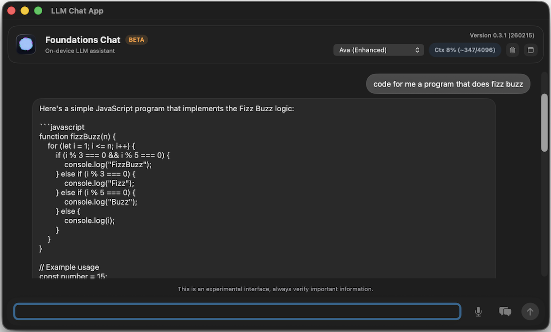 Code chat preview one